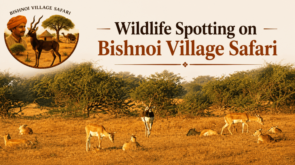 Wildlife Spotting on Bishnoi Village Safari