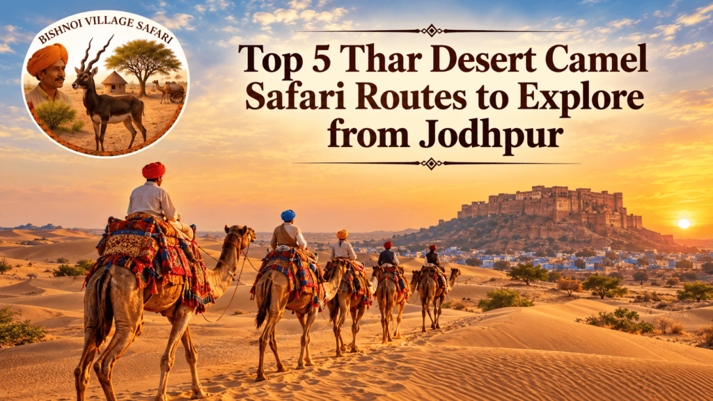 Top 5 Thar Desert Camel Safari Routes to Explore from Jodhpur